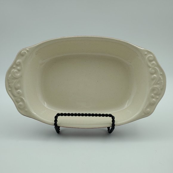 Pfaltzgraff Weir In Your Kitchen Cayenne Oval Appetizer Plates Individual Bakers - Picture 2 of 6